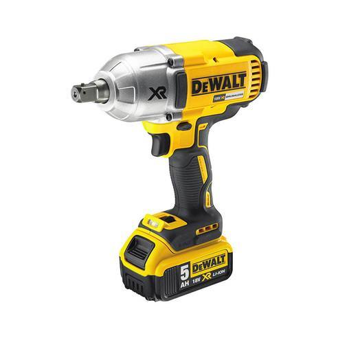 AVVITATORE A IMPULSI ALTA POTENZA - 1/2" - 18V BRUSHLESS - 2 BATTERIE XR LITIO 5AH E CARICABATTERIE - VALIGETTA TSTAK