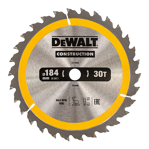 LAMA CIRCOLARE - 184X16MM - 30 DENTI